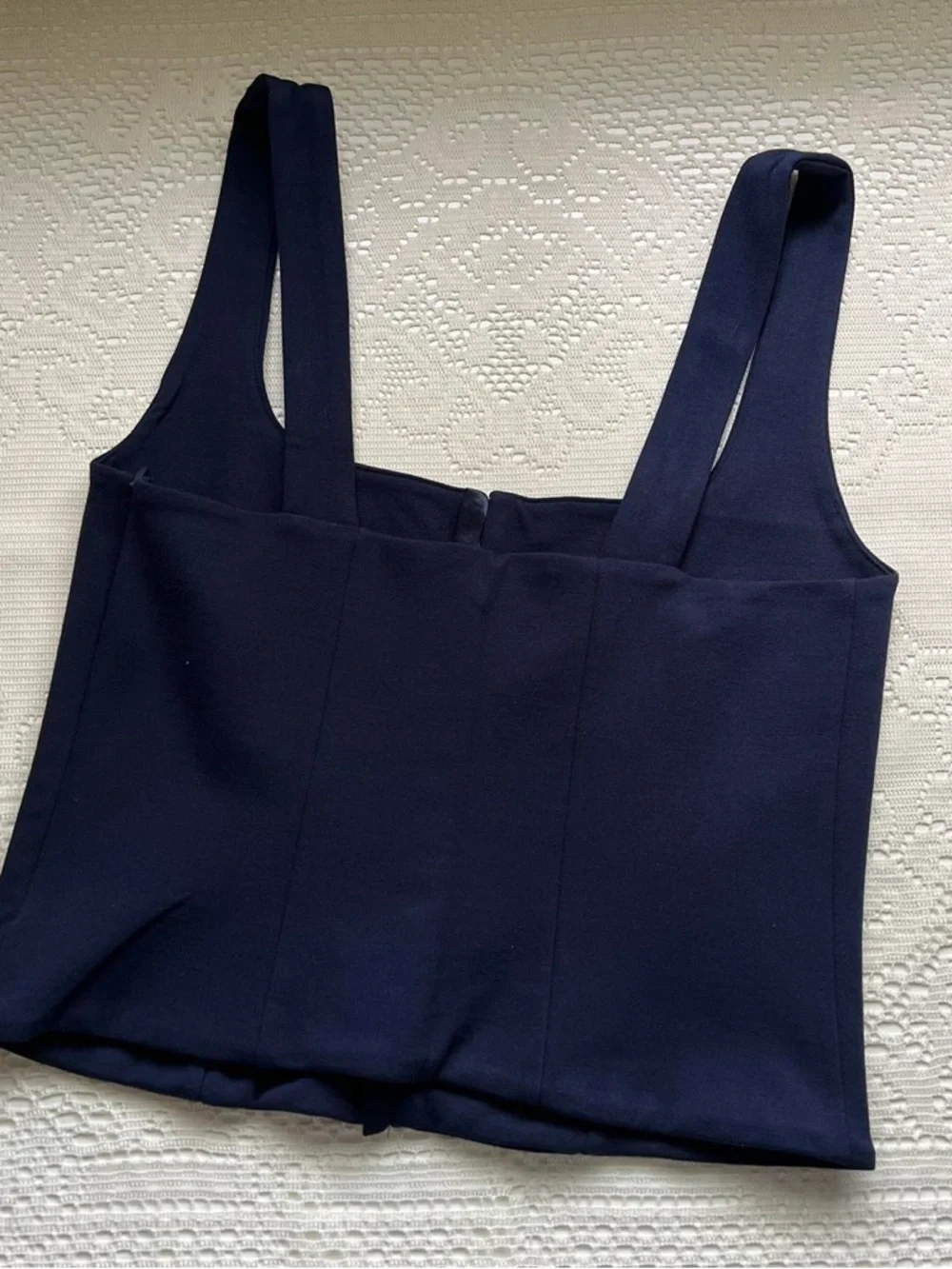 J. Crew Corset Top in Stretch Ponte - Picture 4 of 5